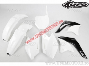 Plastic kit (wit) - Kawasaki KX 250 F 4T ('08) - UFO