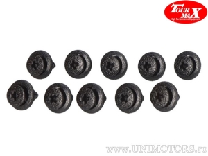 Plastic moer voor gat met diameter 6,0mm - set van 10 stuks - TourMax