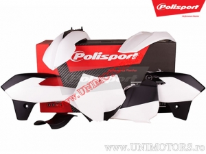 Plastic Set (White) - KTM SX 85 ('13-'17) - Polisport