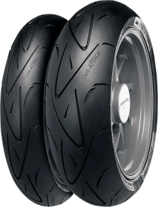 Pneu (borracha) Continental ContiSport Attack 120/70 ZR17 58W TL - Continental