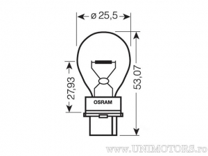 Porta lampada W2.5X16D Osram 12V 27W - JM