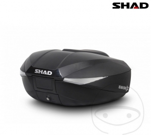 Porte-bagages (topcase) - 46-58 litres - couleur carbone noir - Modèle Shad SH50X - JM
