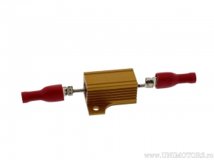 Power indicator resistor 10 ohms / 25 watts and dimensions: 10x10x25mm - Kellermann