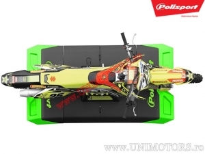 Pres service motocross - 180x99cm (zöld) - Polisport