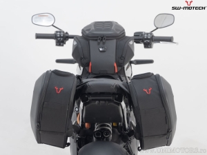 PRO BLAZE Side Bag Set with Detachable Supports - 30-40L - black-anthracite - Harley-Davidson LiveWireONE - SW-Motech