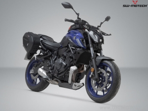 PRO BLAZE Side Bag Set with Removable Supports / 30-40L / black-anthracite - Yamaha MT-07 ('20-) - SW-Motech