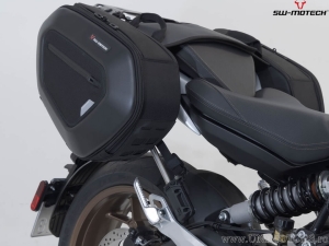 PRO BLAZE Side Bag Set with Removable Supports / 30-40L - black-anthracite - Zero SR/S ('19-) - SW-Motech