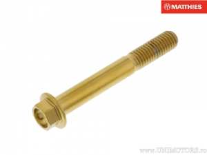 Pro Bolt hatszögletű csavar M8 x 1.25 x 60 mm, rozsdamentes acél A4, arany