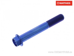 Pro Bolt Hex Head Bolt M10 x 1.25 x 70 mm blue titanium - JM