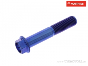 Pro Bolt M10 x 1.25 x 55 mm titán kék hatlapos csavar - JM