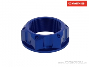 Pro Bolt M28 x 1.00 mm alumínium kormánycsavar anya kék - JM