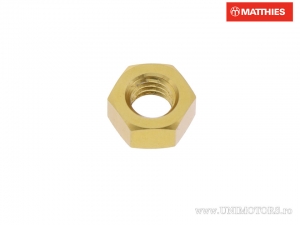 Pro Bolt M5 x 0,80 mm Gold Aluminiummutter - JM