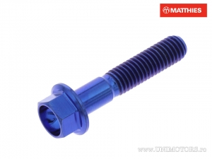 Pro Bolt M5 x 0,80 x 25 mm titán kék hatlapos csavar - JM