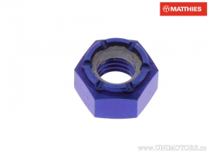 Pro Bolt M8 x 1,25 mm blaue Titan Selbstsichernde Mutter