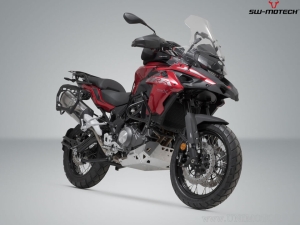 PRO Side Case Carrier Set, black - Benelli TRK 502 X ('18-) - SW-Motech