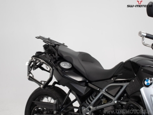 PRO Side Case Carrier Set Black - BMW F 800 / 700 / 650 GS ('07-'18) - SW-Motech