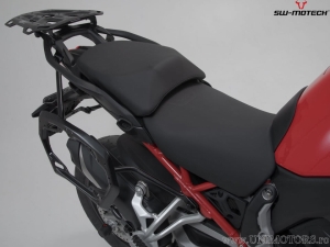 PRO Side Case Carrier Set Black - Ducati Multistrada V4 ('20-) - SW-Motech