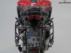 PRO Side Case Carrier Set Black - Ducati Multistrada V4 ('20-) - SW-Motech