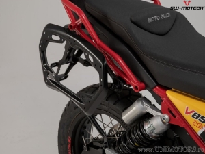 PRO Side Case Carrier Set Black - Moto Guzzi V85 TT ('19-'23) - SW-Motech