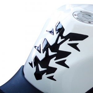 Protectie autoadeziva rezervor moto Spine Invader (Carbon) - Oxford
