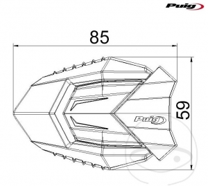Protectie pentru motor - KTM Super Duke 1290 GT LC8 ABS ('20) / KTM Super Duke 1290 R LC8 ABS ('20) - JM