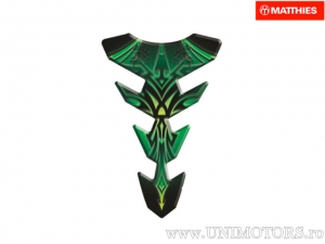 Protectie rezervor 144 x 221 mm negru /verde - JM