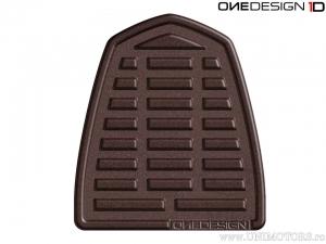 Protectie rezervor Soft Touch Retro 90 x 102 mm maro aspect piele - OneDesign Bike