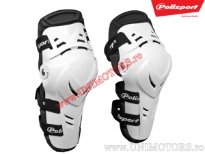 Protectii genunchi (genunchiere) albe Devil - Polisport