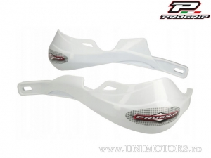Protectii maini set culoare alba 5610 Enduro - kit montaj inclus - Progrip