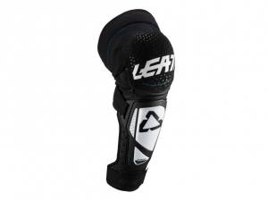 Protections de genou et tibia enduro / cross 3DF Hybrid EXT blanc/noir: Taille - S/M