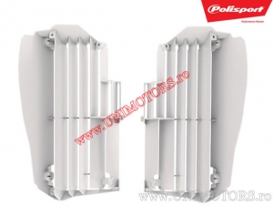 Protections de radiateur blanches Yamaha YZ 450 F ('18-'19) - Polisport