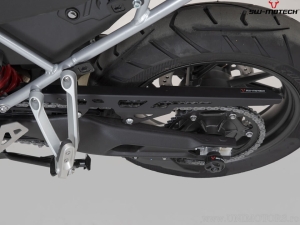 Protector de cadena - material: aluminio - color: negro - Triumph Tiger 900 / GT / Rally / Pro - SW-Motech
