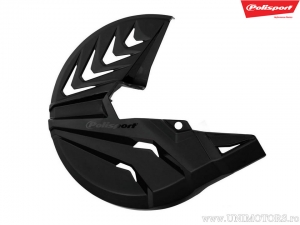 Protector de disco de freno delantero color negro - Polisport