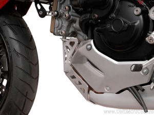 Protector de motor - material: aluminio - color: plateado - Ducati Multistrada 1200 / S ('10-'14) - SW-Motech