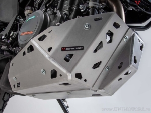 Protector de motor - material: aluminio - color: plateado - KTM 390 Adv ('19-) - SW-Motech