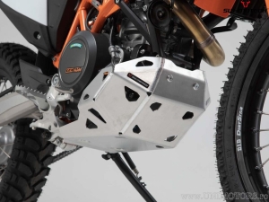 Protector de motor - material: aluminio - color: plateado - KTM 690 Enduro / Husqvarna 701 models - SW-Motech