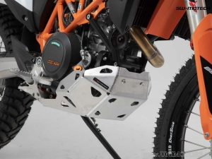 Protector de motor - material: aluminio - color: plateado - KTM 690 Enduro / Husqvarna 701 models - SW-Motech