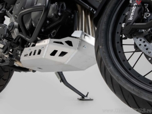 Protector de motor - material: aluminio - color: plateado - Triumph Tiger 1200 / Explorer ('11-) - SW-Motech