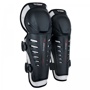 PROTEZIONI GINOCCHIA/STINCO YTH TITAN RACE [NERO]: Taglia - OneSize
