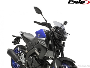 Puig Racing Windschutzscheibe Naked Rauch - Yamaha MT 125 A ABS ('20) - Puig