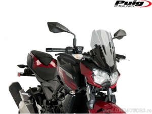 Puig Racing Windshield Naked Smoke - Kawasaki Z 400 D ABS ('19-'21) - Puig