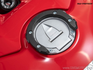 Quick-Lock EVO Tank Bag Mounting System - for screwless cap - Aprilia / Ducati models - SW-Motech