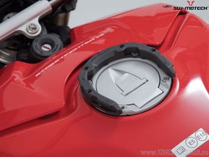 Quick-Lock PRO Tank Bag Mounting System - for screwless cap - Italo models - SW-Motech