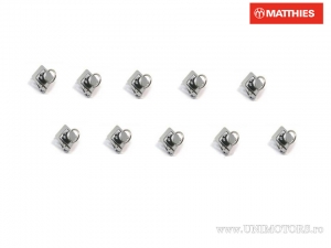 Quick release screws 17 mm silver - JM