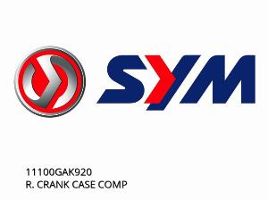 R. CRANK CASE COMP - 11100GAK920 - SYM