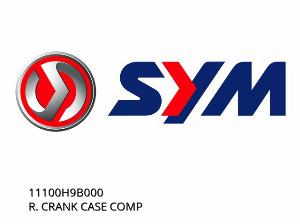 R. CRANK CASE COMP - 11100H9B000 - SYM