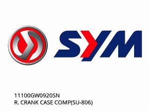 R. CRANK CASE COMP(SU-806) - 11100GW0920SN - SYM