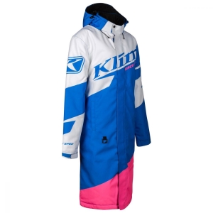 Race Spec Pit Coat Electric Blue Lemonade - Knockout Pink: Mărime - XS