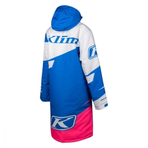Race Spec Pit Coat Electric Blue Lemonade - Knockout Pink: Mărime - XS
