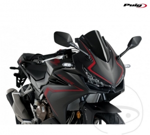 Racing Black Windshield - Honda CBR 500 RA ABS ('19-'20) - JM